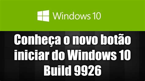 Windows Conhe A O Novo Bot O Iniciar Do Windows Build Youtube