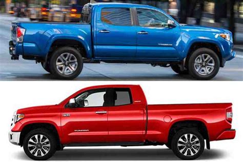 2018 Toyota Tacoma Vs 2018 Toyota Tundra Whats The Difference