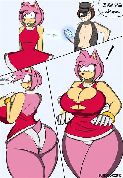 Inflation Amy Comics Sonic Breast Rose Xsuperix