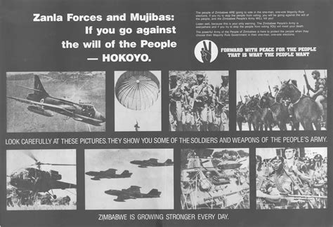 Rhodesian Propaganda Poster 1979 Elections Etsy Hong Kong