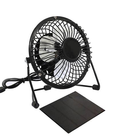 Creative Hot New 468 Usb Solar Panel Powered Iron Fan 5w For Outdoor