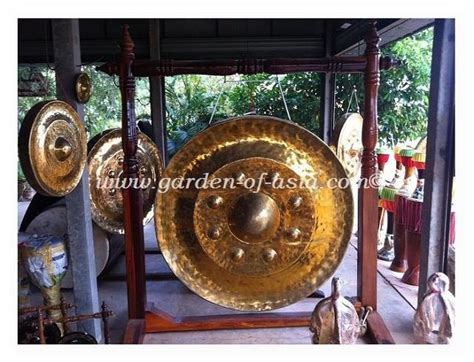 Gongs And Bells Made In Thailand Garden Of Asia