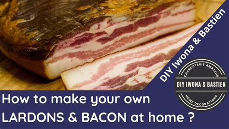 How To Make Your Lardons Cold Smoked Bacon At Home From Pork Belly