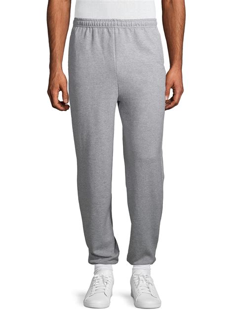 Gildan Mens Fleece Elastic Bottom Sweatpants With Pockets Style