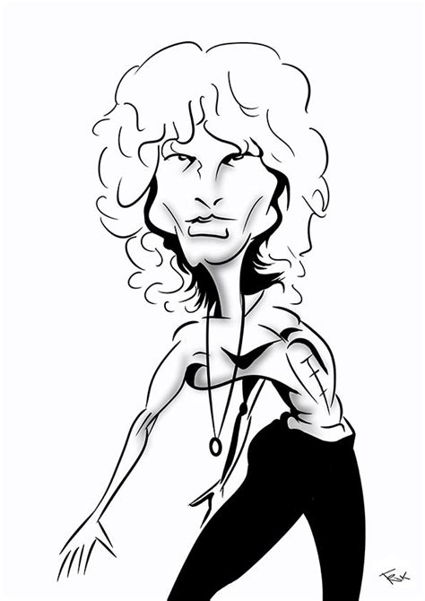 Jim Morrison Bocetos