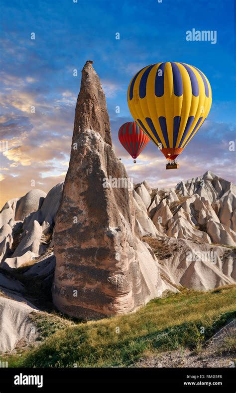 Pictures And Images Of Hot Air Balloons Over The Fairy Chimney Pillar