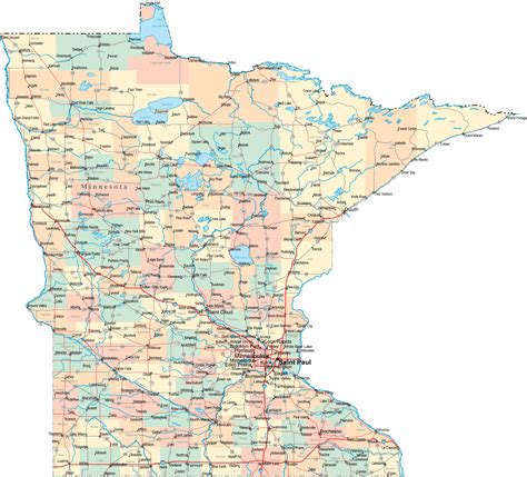 A Comprehensive Guide To Minnesota Map With Cities Everything You Need