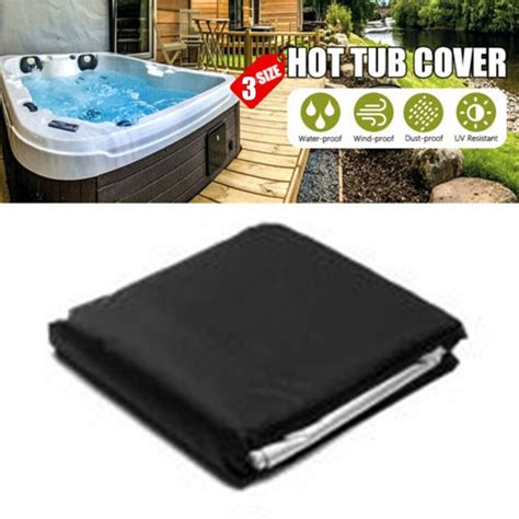 Waterproof Hot Tub Dust Spa Cover Cap Square Anti Uv Durable Protective Guard Ebay