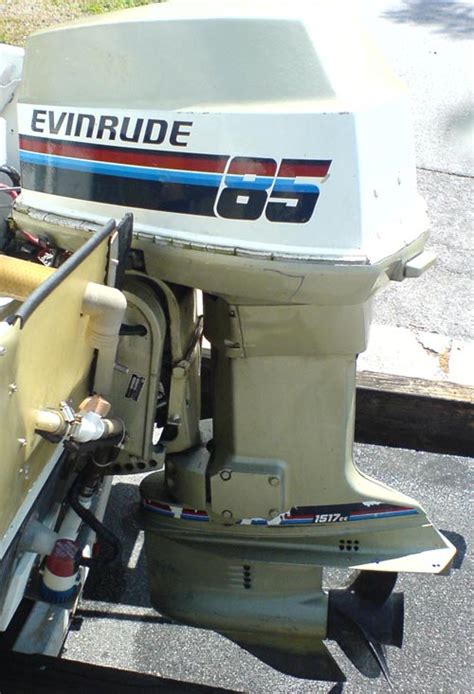 Evinrude 85 Hp Outboard Boat Motor For Sale