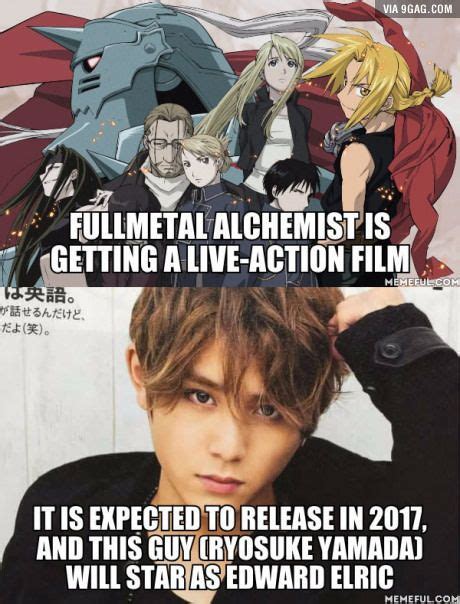 Fullmetal Alchemist Live Action Movie Is Announced Who Is Excited