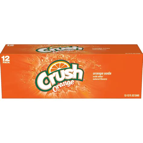 Crush Orange Soda 12 Fl Oz 12 Count