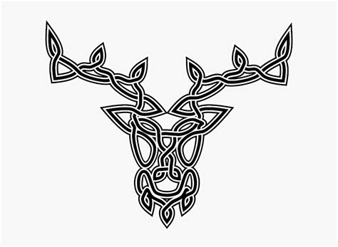 Deer Celtic Knot Celts Tattoo Celtic Stag Tattoo Design Hd Png
