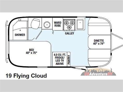 Airstream Travel Trailers Floor Plans