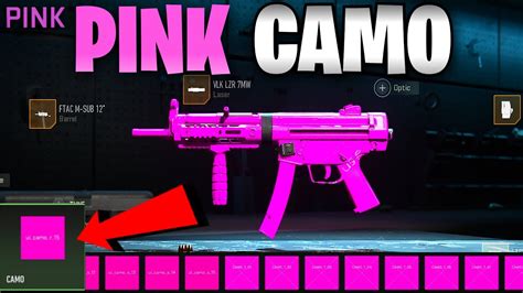 New How To Unlock The Pink Camo In Warzonemw2 Unlock All Glitch