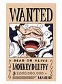 Luffy Wanted Poster HD render PNG by ZiulLF on DeviantArt