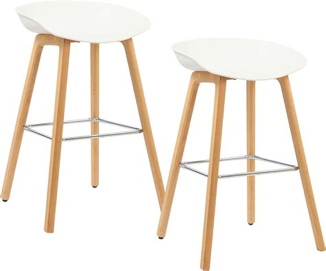 bronte living connor 26 counter stools set of 2 counter height kitchen island stool in white