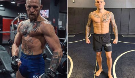Dustin's investment in the lead leg really paid off. McGregor vs. Poirier: See physical transformations before ...