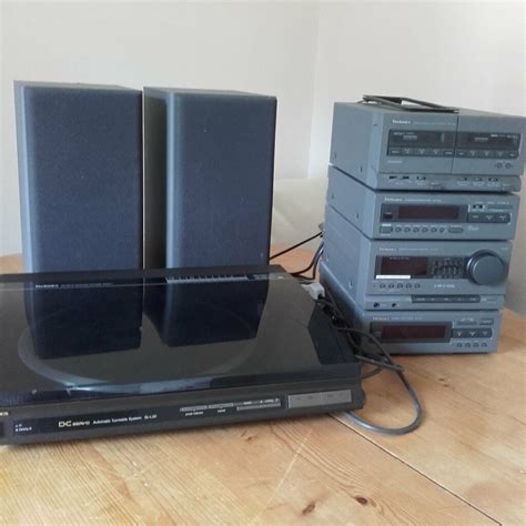 Technics Automatic Turntable And Stack Stereo System Cd Cassette
