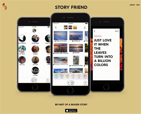 Story Friend Is A Mobile App Ios Only That Lets You Be Part Of A