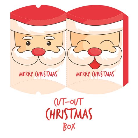10 Best Free Printable Christmas Gift Box Template PDF For Free At