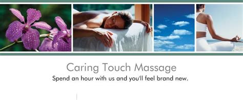 Caring Touch Massage Spend An Hour With Us And Youll Feel Brand New Massage Spa Massage