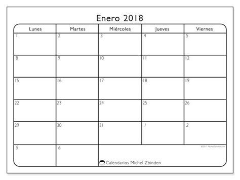 Calendarios Enero De 2018 Ds Luis Angel Calendario Para Imprimir