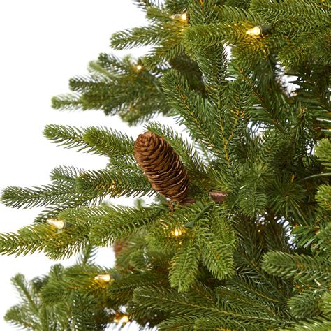 75 Yukon Mountain Fir Artificial Christmas Tree With 600 Clear Lights