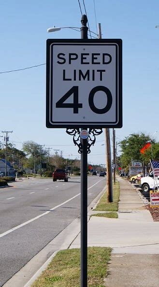 Custom Sign Frame Speed Limit Assembly Street Signs Signs