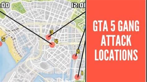Gta 5 Gang Attack Locations With Video Locations And Time
