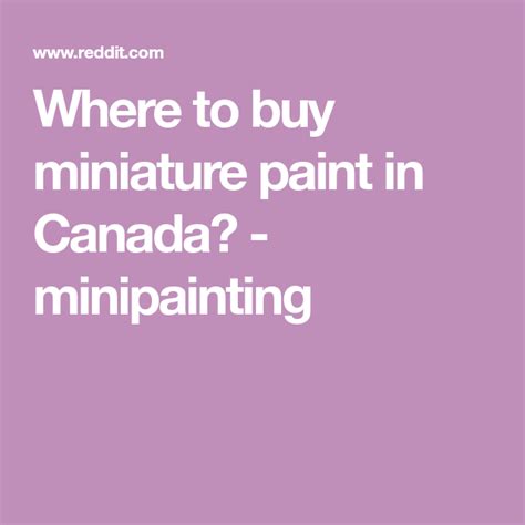 How to buy ripple summary. Where to buy miniature paint in Canada? - minipainting ...