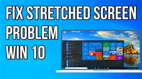 How To Fix Stretched Screen Problem On Windows Youtube