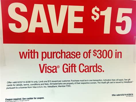 New Officemax Visa T Card Deal Is A Moneymaker