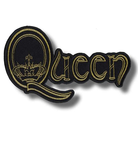 queen patch badge embroidered iron on applique etsy