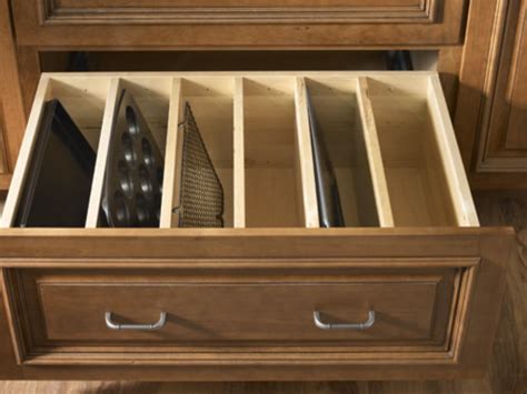 Organize each one by item type. Best way to organize baking pans | Diy kitchen storage ...