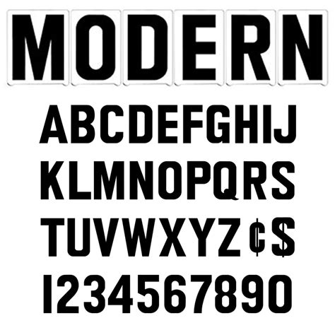 Gemini Sign Letters Modern Font 1 Pack