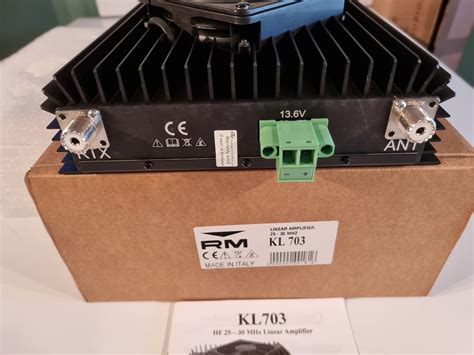 Rm Italy Kl 703 High Power Linear Amplifier 500w Atr