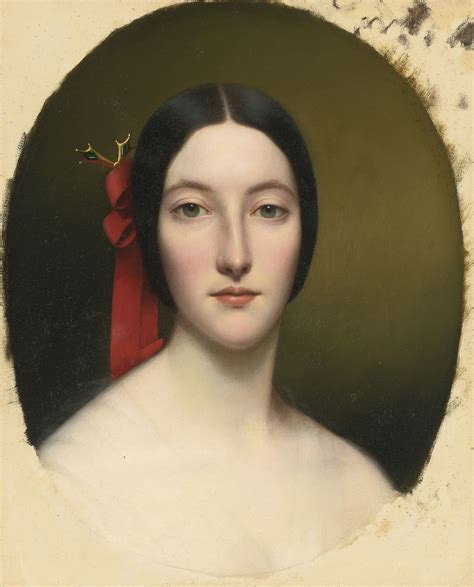 French School Portrait Of A Lady 19th Century What An Interesting