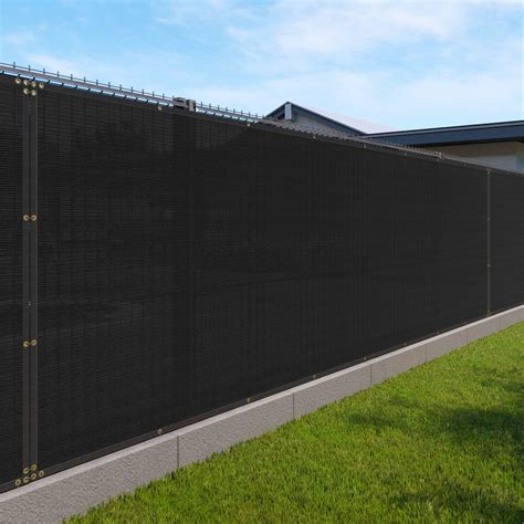 Evergrow 4 X 50 Black Fence Privacy Screen Windscreen Cover Outdoor
