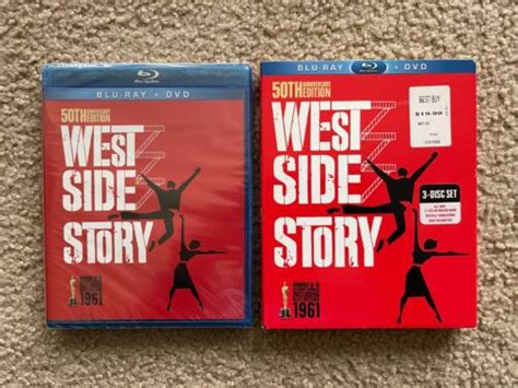 West Side Story 50th Anniversary Edition 3 Disc Blu Ray And Dvd Set Ebay