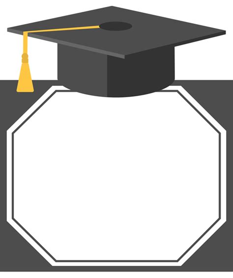 Graduation Cap Page Border