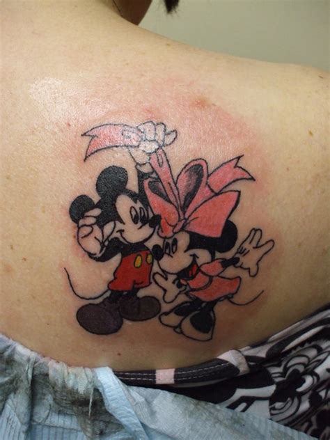 19 Adorable Disney Character Mickey And Minnie Mouse Tattoos