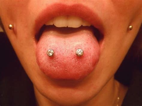 30 Different Tongue Piercing Options For Men And Women Double Tongue Piercing Tongue