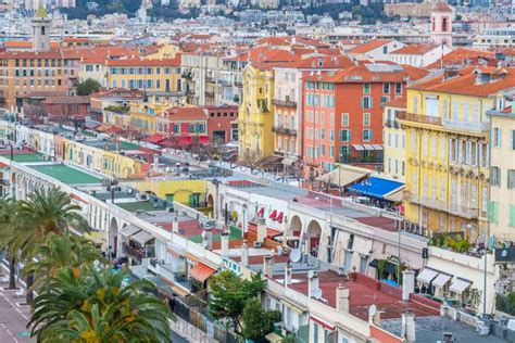 View Of Old Center Of Nice French Riviera Editorial Photo Image Of