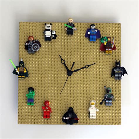 Diy Lego Clock Customizable Quick Easy Our Nerd Home