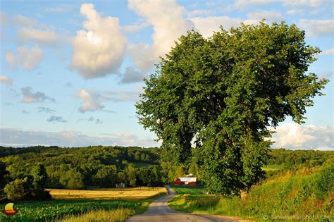 Western New York Countryside At Sunset I Drove Slow Looking Around And