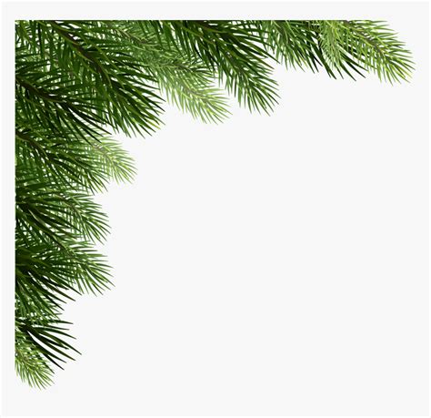 Transparent Pine Cone Clip Art Branch Christmas Tree Png Png