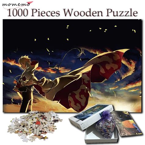 Momemo Naruto Jigsaw Puzzles 1000 Pieces For Adults Wooden Puzzles