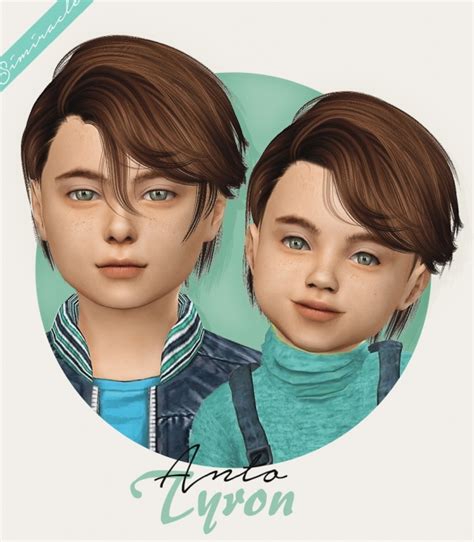 Anto Tyron Hair Kids And Toddlers At Simiracle Sims 4 Updates