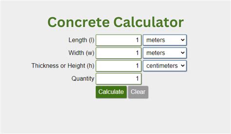 Concrete Calculator Estimate How Much Concrete You Need