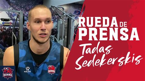 Declaraciones Tadas Sedekerskis EuroLeague 15 12 2021 YouTube